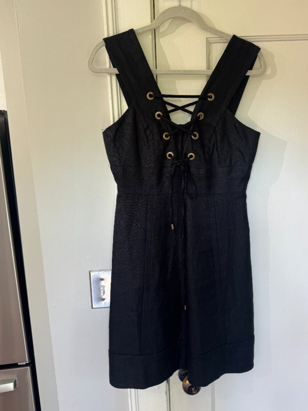 Black Linen Mini dress